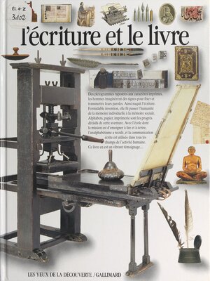 cover image of L'écriture et le livre